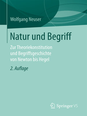 cover image of Natur und Begriff